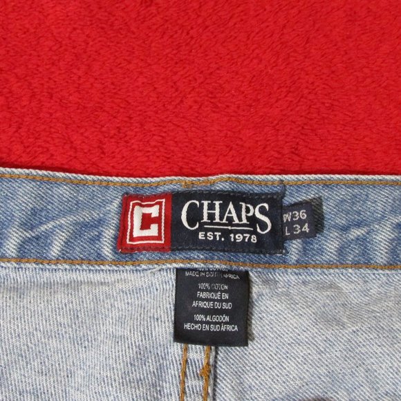 Vintage CHAPS Jeans 36 x 34 - Picture 5 of 6